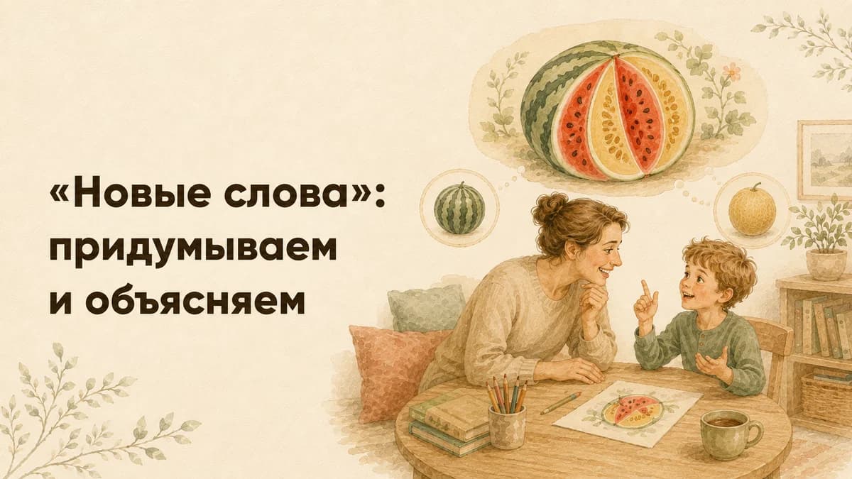 «Новые слова»: придумываем и объясняем
