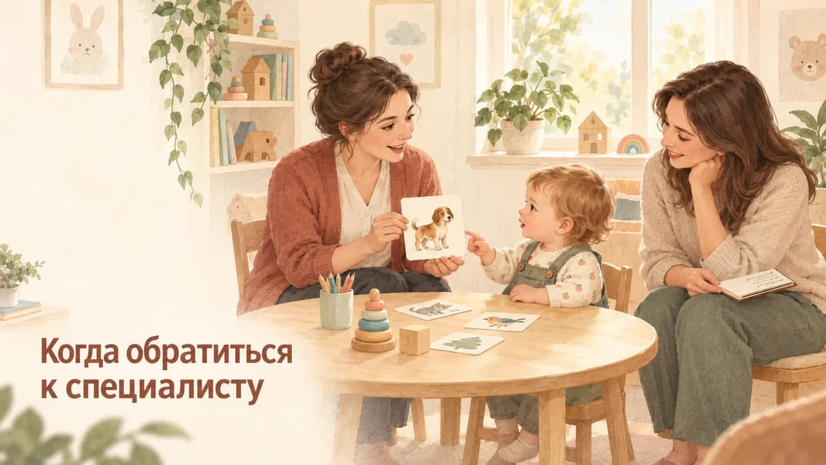 Когда обращаться к специалисту по развитию речи ребёнка — изображение 1